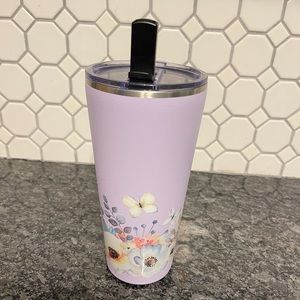 HydraPeak Stainless Steel Cup with flip up straw